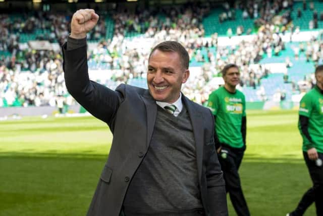 Brendan Rodgers has won six trophies in two years at Celtic (Photo: SNS)