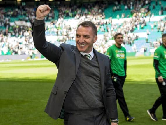 Brendan Rodgers has won six trophies in two years at Celtic (Photo: SNS)