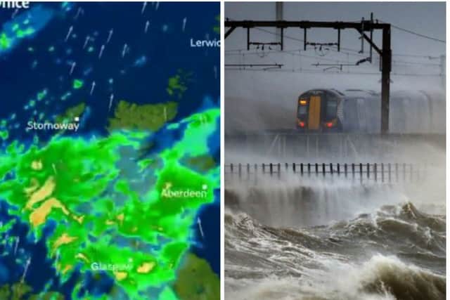 Storm Ali will hit Scotland tomorrow, the Met Office predicts. Pictures: Met Office/TSPL