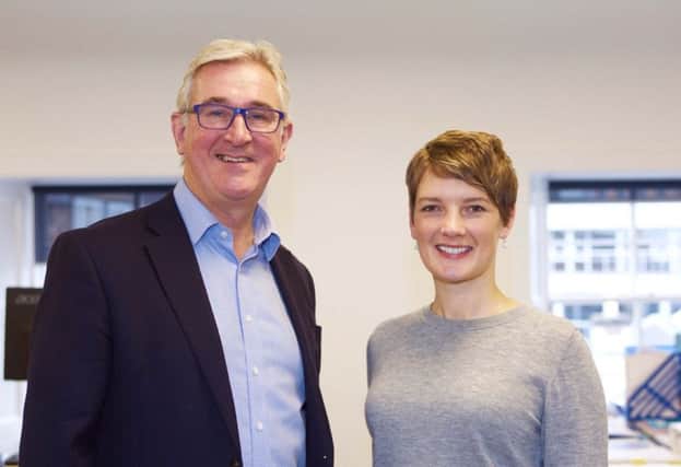 Keith Anderson, Vialex chief executive, and Rachel Stewart, a senior legal adviser. Picture: Contributed