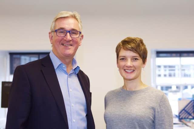 Keith Anderson, Vialex chief executive, and Rachel Stewart, a senior legal adviser. Picture: Contributed
