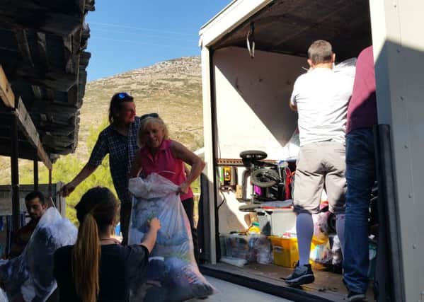 Refuge Fife helping people in Samos.