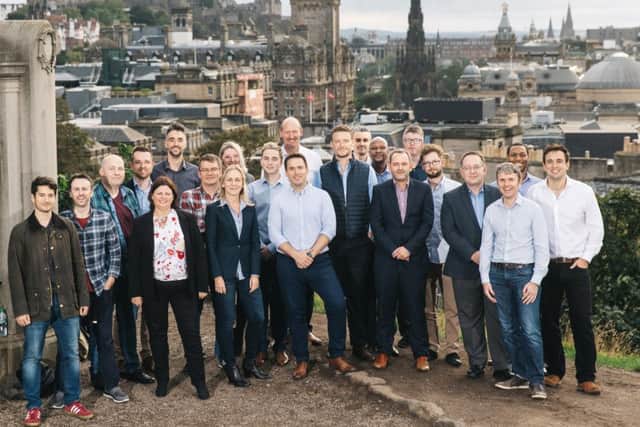 Members of the Modulr team gather in Edinburgh. Picture: Contributed