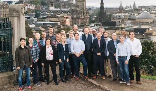 Members of the Modulr team gather in Edinburgh. Picture: Contributed