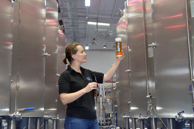 JON SAVAGE PHOTOGRAPHY 07762 580971 www.jonsavagephotography.com 6TH OCT 2015 Kirsty Dunsmore THE EDINBURGH BEER FACTORY BREWERY New Micro brewery I've just opened a new microbrewery in Edinburgh with my family. It's called Edinburgh Beer Factory and we're about to launch our first beer, 'Paolozzi' lager. John Dunsmore, ex-CEO of Scottish & Newcastle and C&C Group, has founded a new craft brewery in his home city of Edinburgh. Combining the 'head' of a career at the UK's biggest brewer with the 'heart' of a family-run start-up, the new brewery will bring Edinburgh inventiveness, open-mindedness and playfulness to the beer scene. Housed in a converted industrial unit in west Edinburgh, Edinburgh Beer Factory is an unashamedly modern, urban microbrewery. For the Dunsmore family, Edinburgh is home and inspiration - the best of Scotland in all its creativity and international outlook - and 'Factory' is a tribute to two 'commercial creatives' and personal heroes, Andy Warhol and Tony Wils