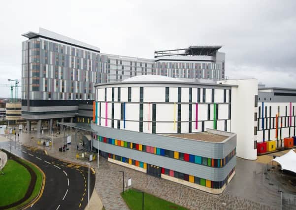 The Royal Hospital for Children in Glasgow has had a fresh bacteria outbreak in the children's cancer wards 2A and 2B. Picture: John Devlin