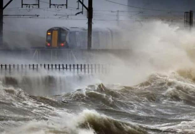High waves at Saltcoats