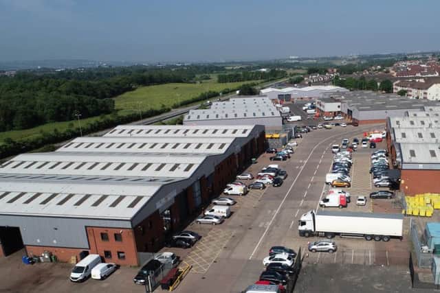 The site is immediately to the east of Glasgow, at the junction of the A8 and A725. Picture: Contributed