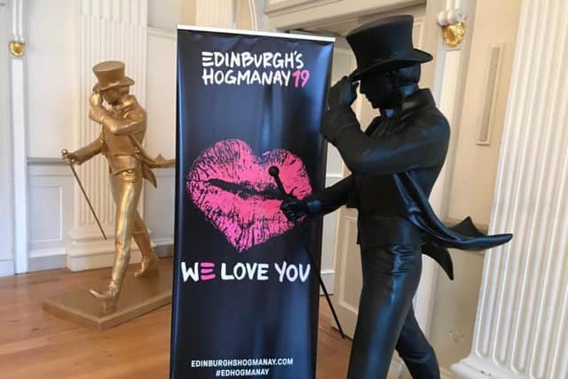 Johnnie Walker was unveiled as a new headline sponsor of Edinburgh's Hogmanay celebrations today.