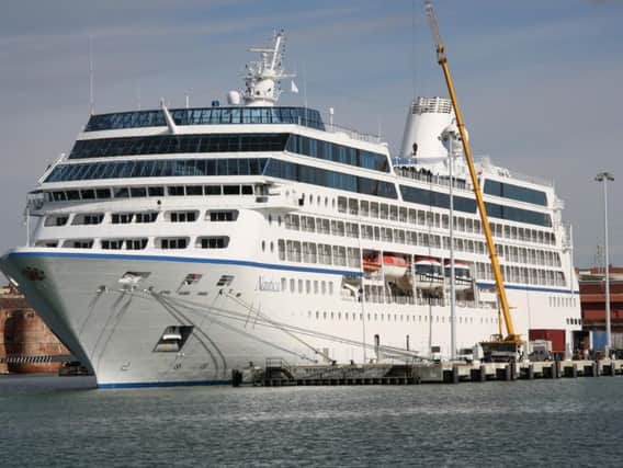 More than 500 passengers and crew were taken ashore from the Nautica