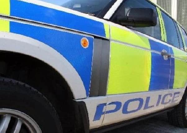 Police attended the accident near Falkirk this morning.