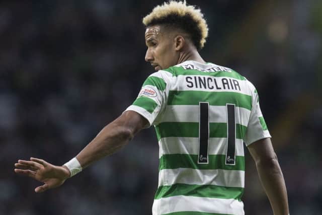 Scott Sinclair in action for Celtic against FK Suduva. Picture: SNS Group