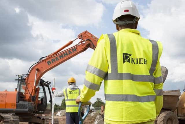 Kier Construction Scotland contributed to a strong order book. Picture: Kier Group