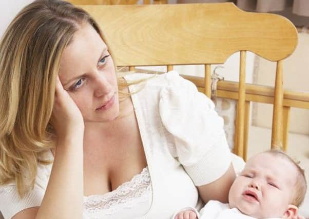 New mothers are checked for symptoms of postnatal depression but similar symptoms in new fathers go unrecognised. Picture: Stock image