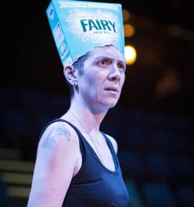 Karen Dunbar plays Trinculo in The Tempest for this year's Donmar Warehouse Shakespeare Trilogy