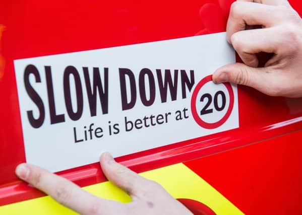 The study found road casualties could fall by between 531 and 755 incidents a year if the limit in built-up areas dropped from 30mph to 20mph. Picture: TSPL