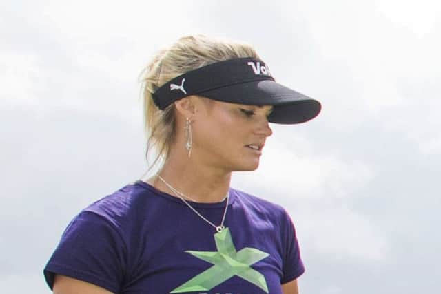 Carly Booth opened with a six-under 65 in the Estrella Damm Mediterranean Open. Picture: SNS