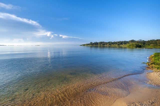 Lake Victoria in Tanzania where the ferry has capsized, with hundreds feared missing