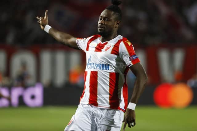 Richmond Boakye played 81 minutes of Red Star's tie with Napoli. Picture: Getty Images