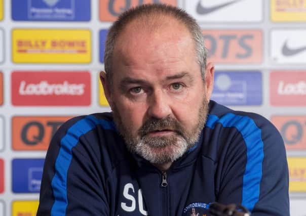 Penalty decisions and a failed appeal have frustrated Kilmarnock manager Steve Clarke. Picture: SNS.