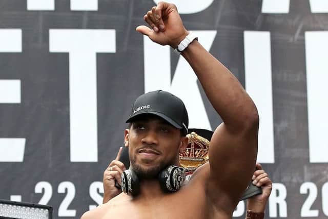 Anthony Joshua. Picture: Nick Potts/PA Wire