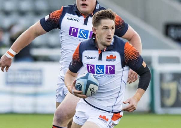 Henry Pyrgos: Flying high in scrum-half snakes and ladders. Picture: SNS/SRU.