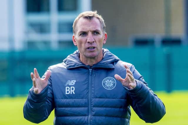 Celtic manager Brendan Rodgers has warned fans his side my struggle all season to rediscover their previous fluency. Picture: Bill Murray/SNS
