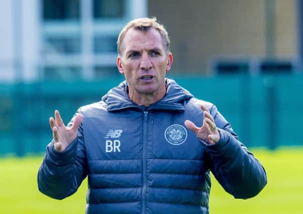 Celtic manager Brendan Rodgers has warned fans his side my struggle all season to rediscover their previous fluency. Picture: Bill Murray/SNS