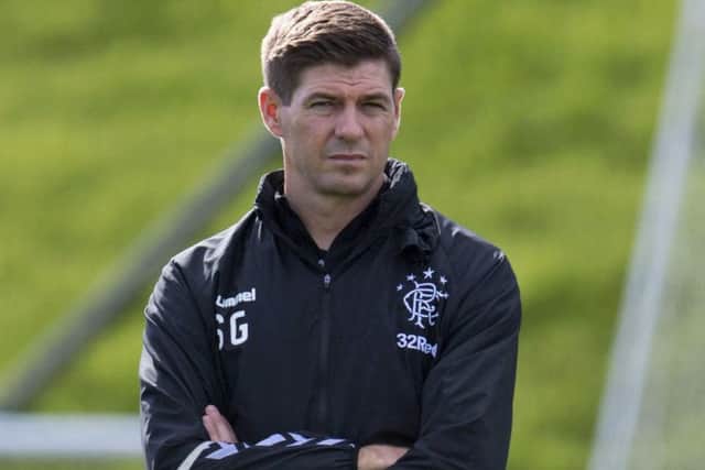 Rangers manager Steven Gerrard. Picture: SNS