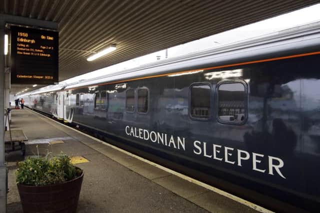 Passengers on the Caledonian Sleeper have been at a standstill for hours. Picture: Contributed