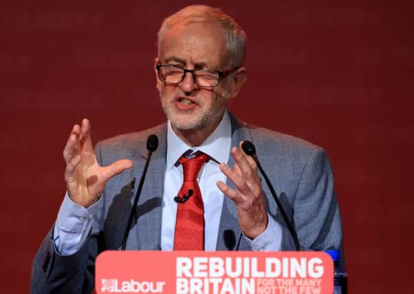 Labour leader Jeremy Corbyn speaks at Labour's National Women's Conference at the ACC in Liverpool. Picture: PA Wire