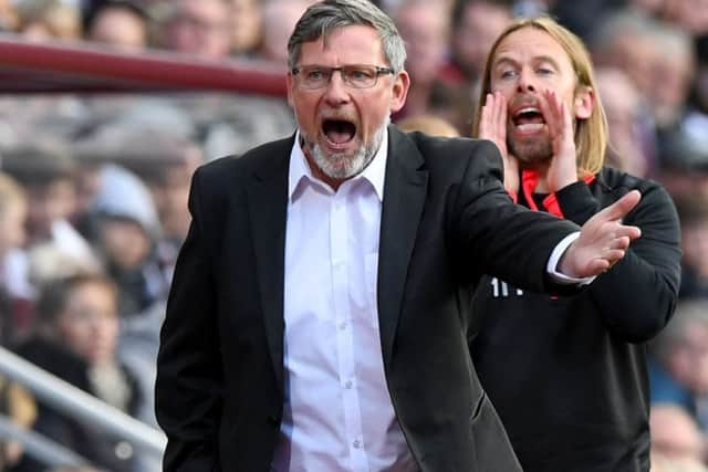 Hearts boss Craig Levein was frustrated that his team failed to find the net. Picture: SNS Group