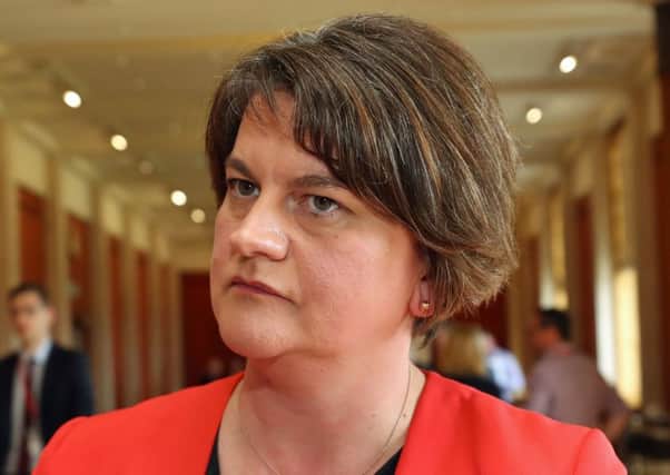 DUP Leader Arlene Foster. Picture; PA