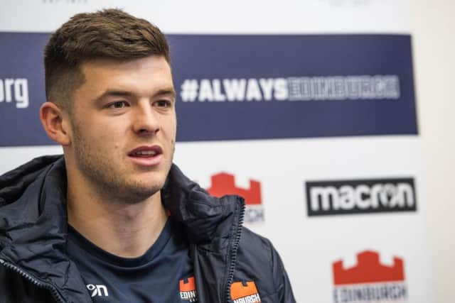 Blair Kinghorn is juggling rugby and studying business management at Edinburgh Napier. Picture: SNS Group