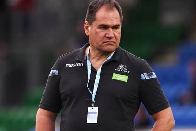 Hugely disappointing: Glasgow Warriors head coach Dave Rennie was bemused by his side's woeful performance in Port Elizabeth. Picture: SNS Group