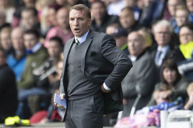 Brendan Rodgers accepts that Celtic's current predicament offers him a big challenge. Picture: SNS.