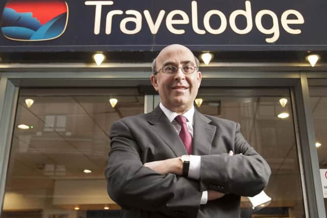 Travelodge is chaired by Scots-born chairman Brian Wallace. Picture: Ed Lane Fox
