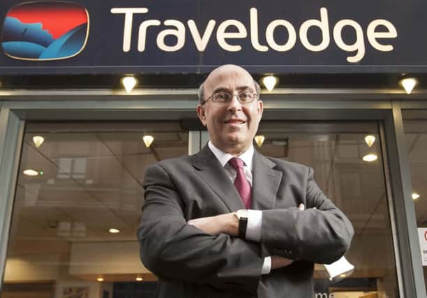 Travelodge is chaired by Scots-born chairman Brian Wallace. Picture: Ed Lane Fox