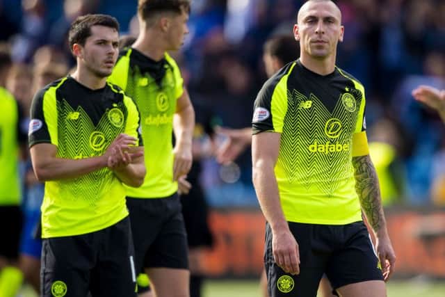 Celtic's Scott Brown could miss the club's clash with FC Salzburg. Picture: SNS