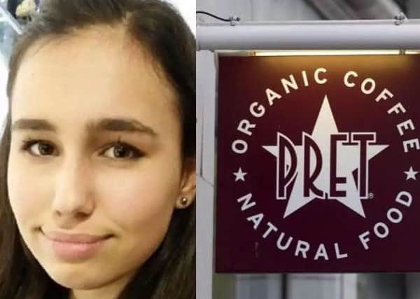 Pret a Manger confirmed its products were not individually labelled with allergen or ingredient information. [Family handout (L), Getty Images (R)]