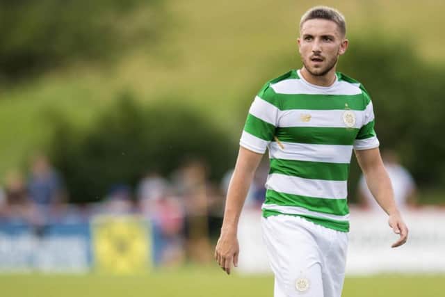 Anton Rodgers featured as a trialist for Celtic in a 2017 pre-season friendly match against BW Linz in Austria. Picture: SNS Group