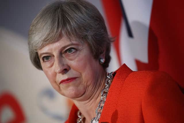 Prime Minister Theresa May.  (Photo by Sean Gallup/Getty Images)