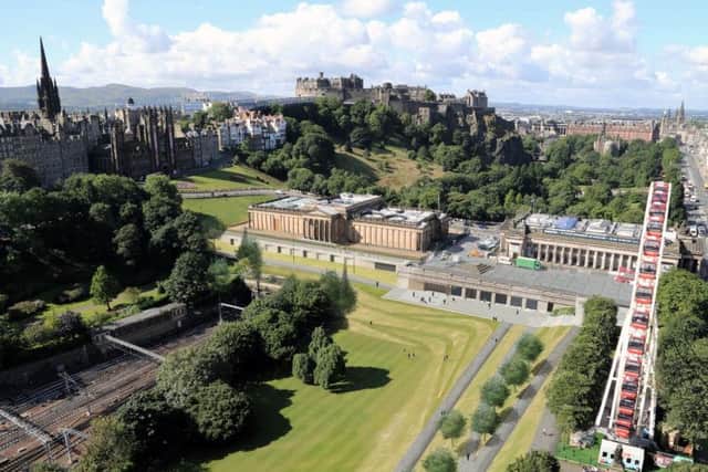 It is hoped the project will encourage more visitors to enter the Scottish National Gallery from Princes Street Gardens.