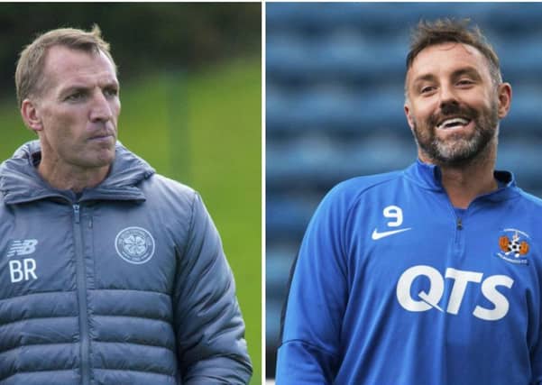 Brendan Rodgers has hit back at Kris Boyd after his 'dressing room divide' comments. Pictures: SNS Group