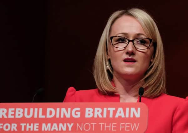 Rebecca Long Bailey, Shadow Secretary of State for Business, Energy and Industrial Strategy delivers her speech on day three of the Labour Party.