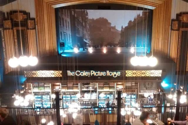 The Caley Picture House Wetherspoon restaurant  in Edinburgh. One of the many Wetherspoons pictures taken by the Latchford family as they travelled around the UK visiting the pub chain. Picture: SWNS.