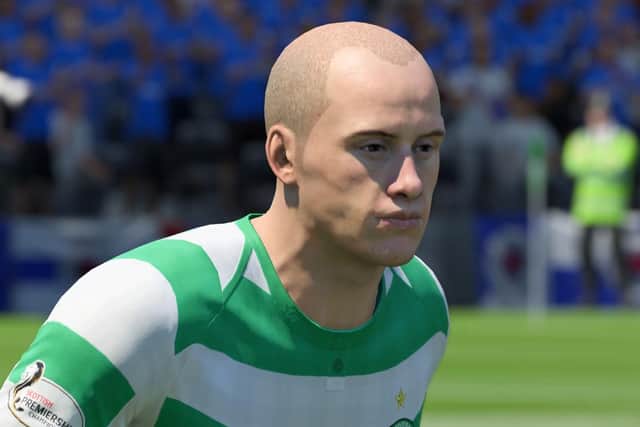 Spitting image? Identify the Celtic player pictured (Photo: EA Sports)