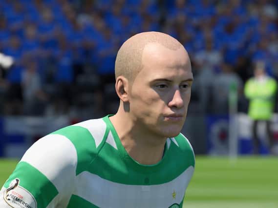 Spitting image? Identify the Celtic player pictured (Photo: EA Sports)