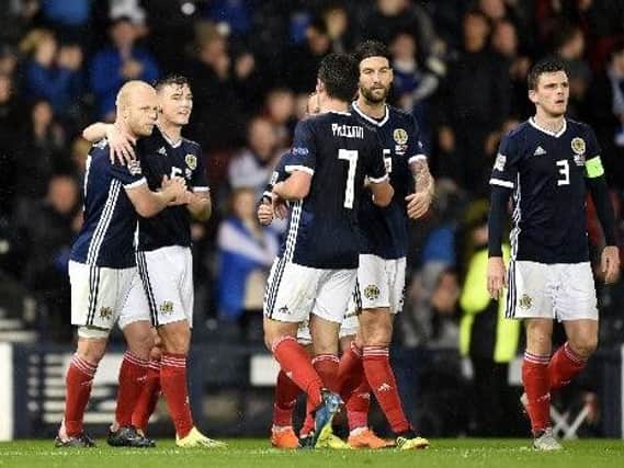 Scotland won their first UEFA Nations League match against Albania. Picture: PA Ian Rutherford