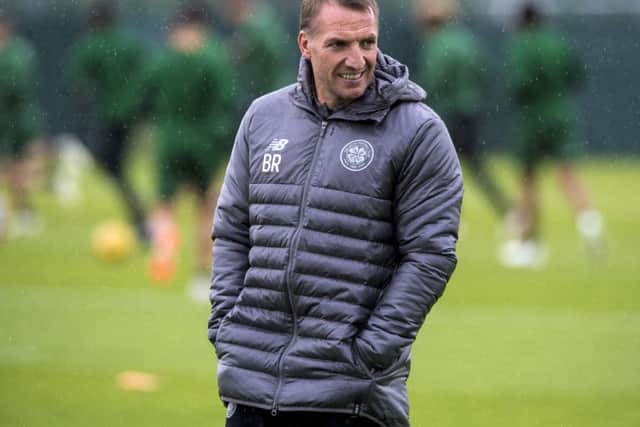 Has Brendan Rodgers' starting line-up been revealed? Picture: SNS Group